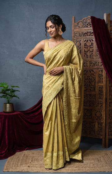 Embroidery Blouse Design Ideas for Sarees