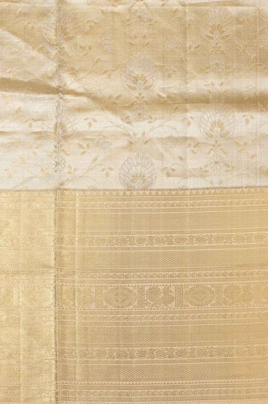 Gold Kanchipuram Silk Saree