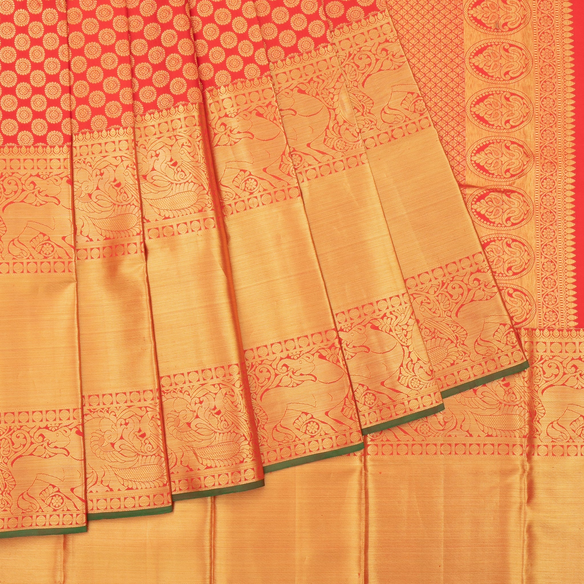 Red Kanchipuram Silk Saree