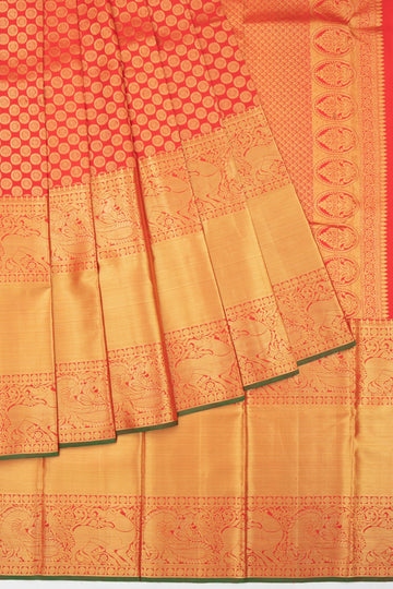 Red Kanchipuram Silk Saree