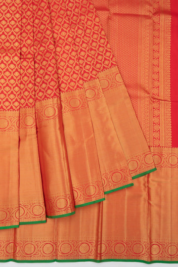 Red Kanchipuram Silk Saree