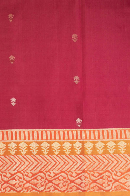 Maroon Soft Silk Saree