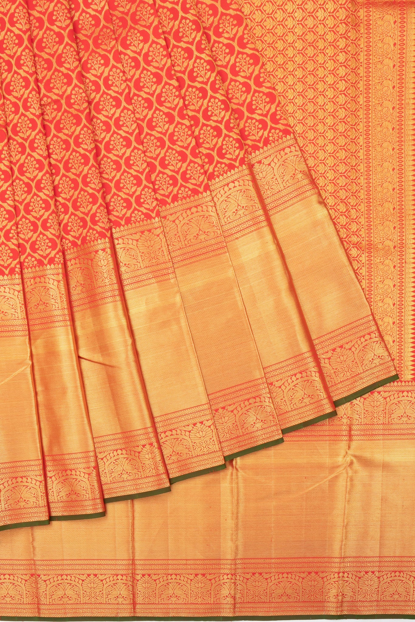 Red Kanchipuram Silk Saree