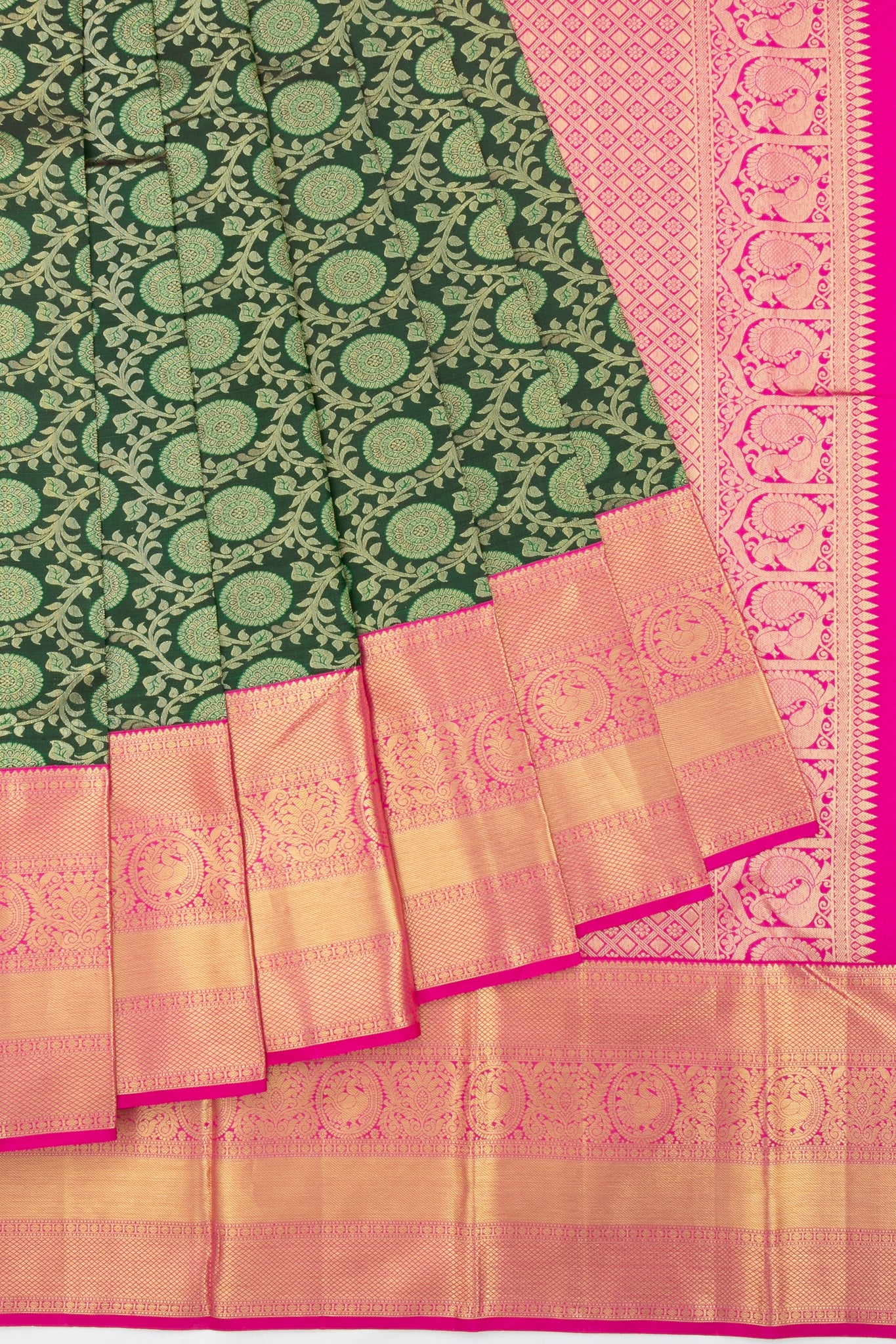 Green Kanchipuram Silk Saree