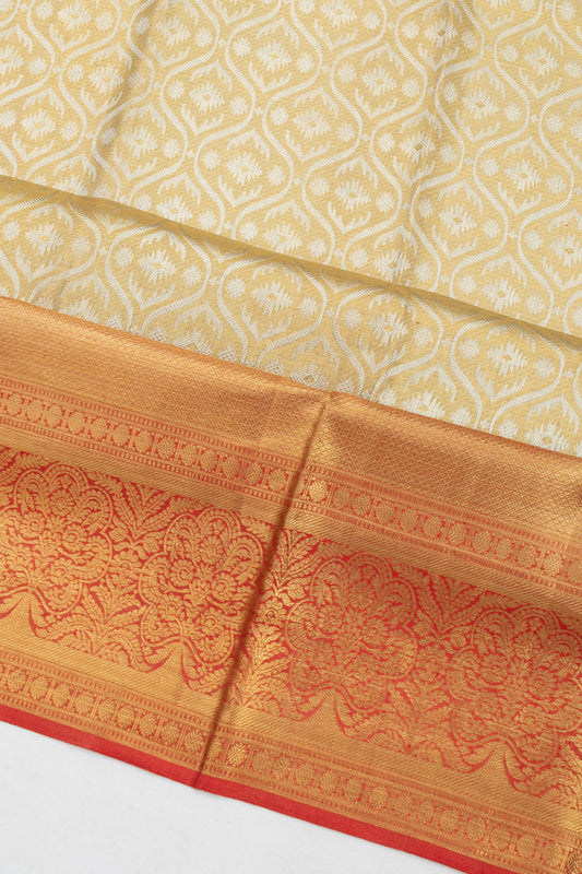 Gold Kanchipuram Silk Saree