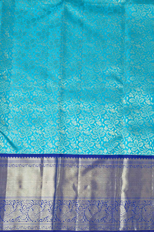 Blue Kanchipuram Silk Saree