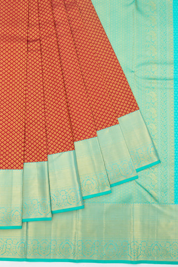 Maroon Kanchipuram Silk Saree