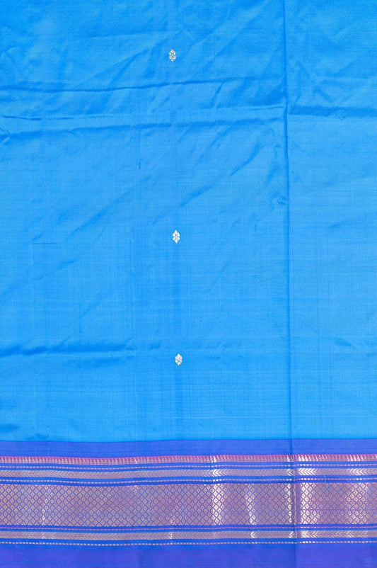 Ananda Blue Paithani Silk Saree