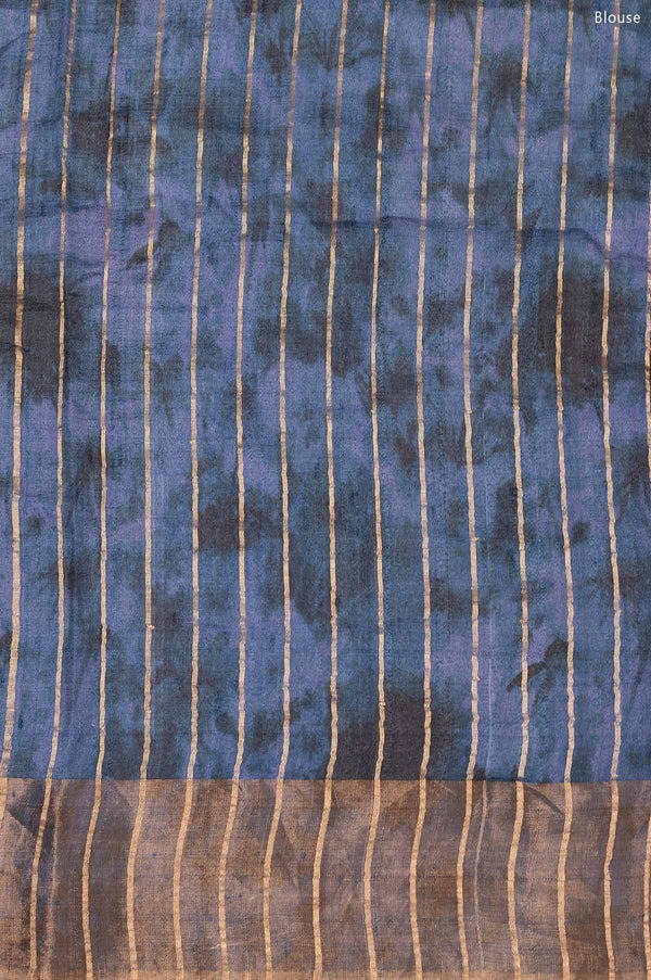 Multi Colour Tussar Silk Saree