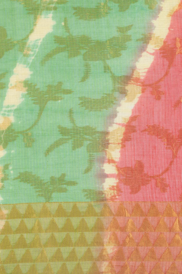 Multi Colour Kota Silk Saree