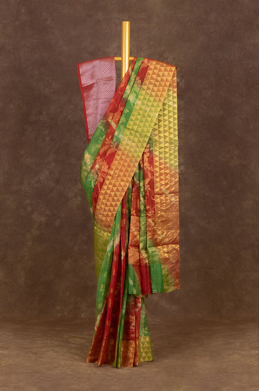 Multi Colour Kota Silk Saree