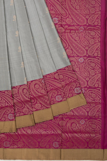 Ash Soft Silk Saree