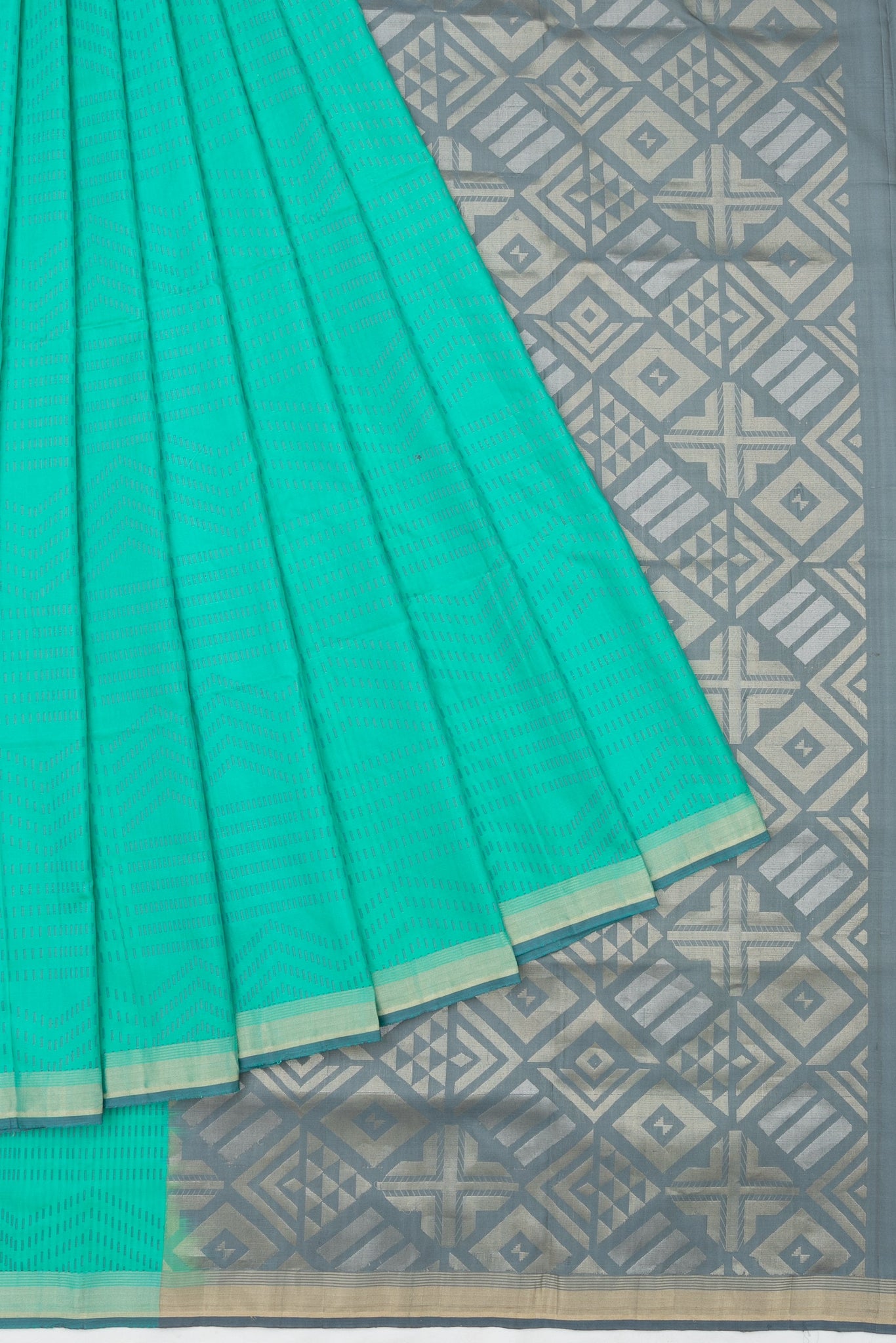 Sea Green Soft Silk Saree