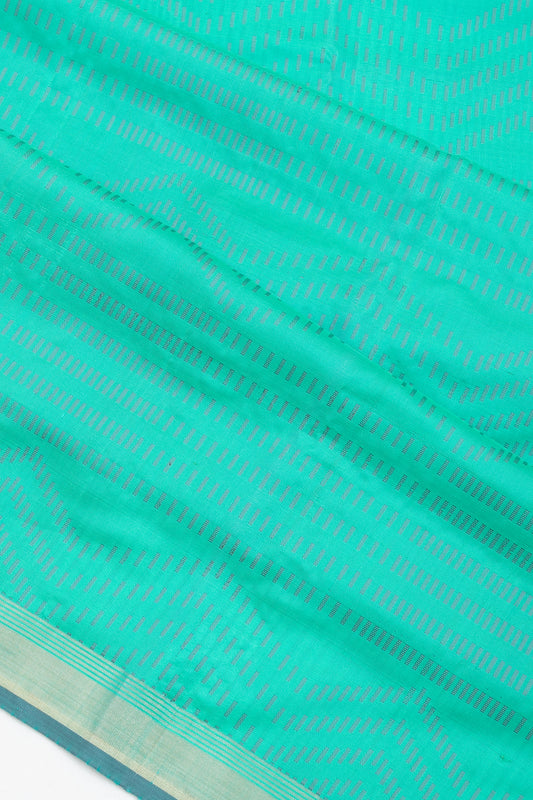 Sea Green Soft Silk Saree