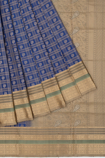 Blue Soft Silk Saree