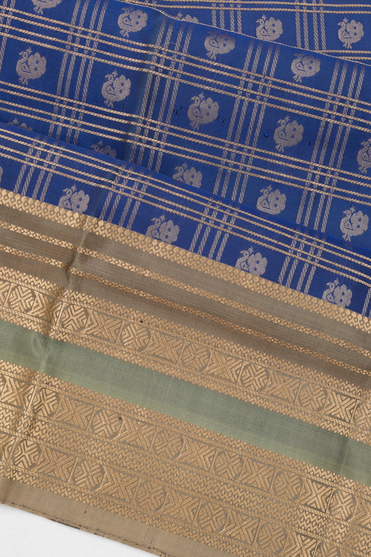 Blue Soft Silk Saree