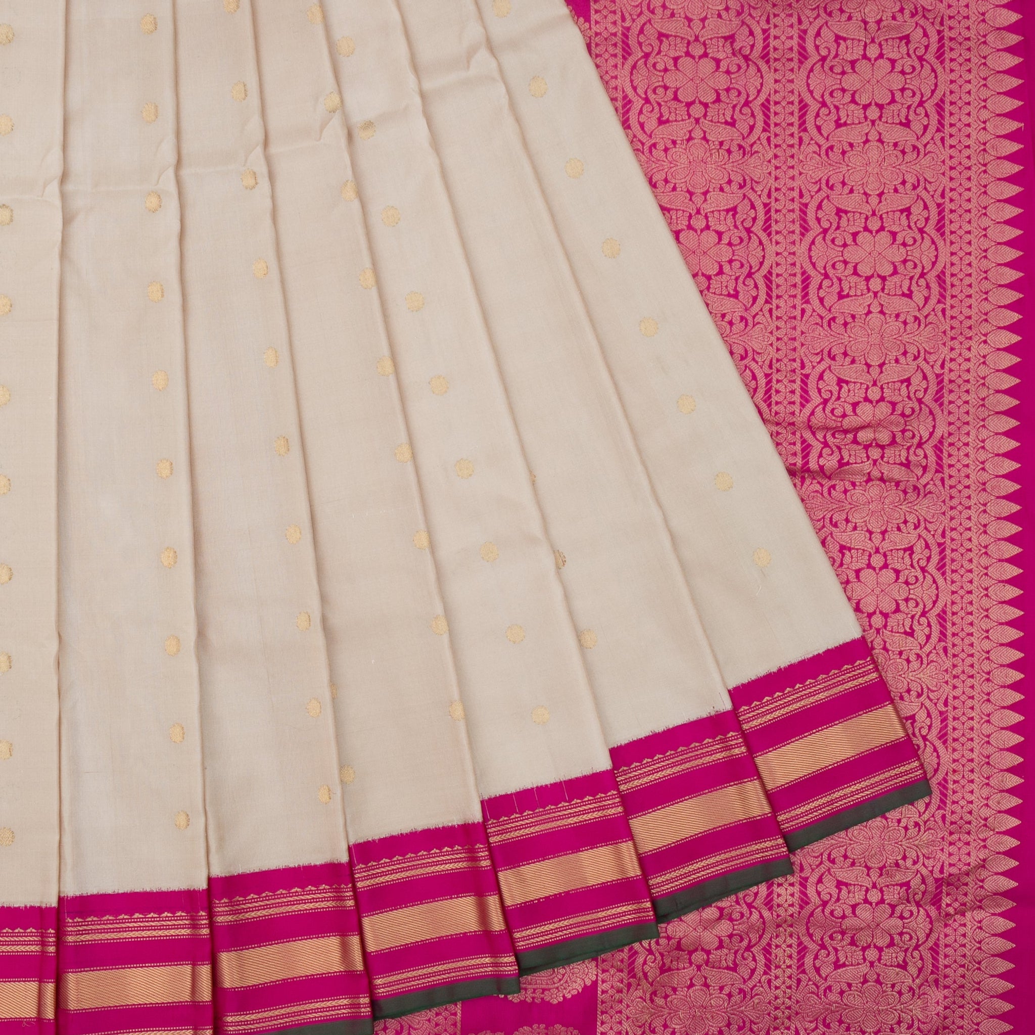 Sandal Gadwal Silk Saree