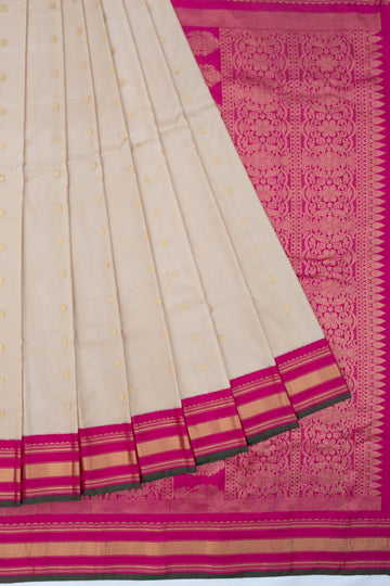 Sandal Gadwal Silk Saree