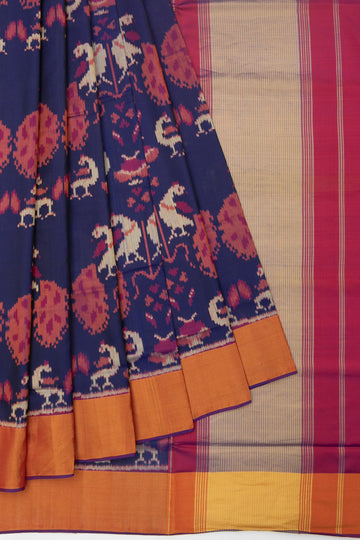 Violet Rajkot Patola Silk Saree