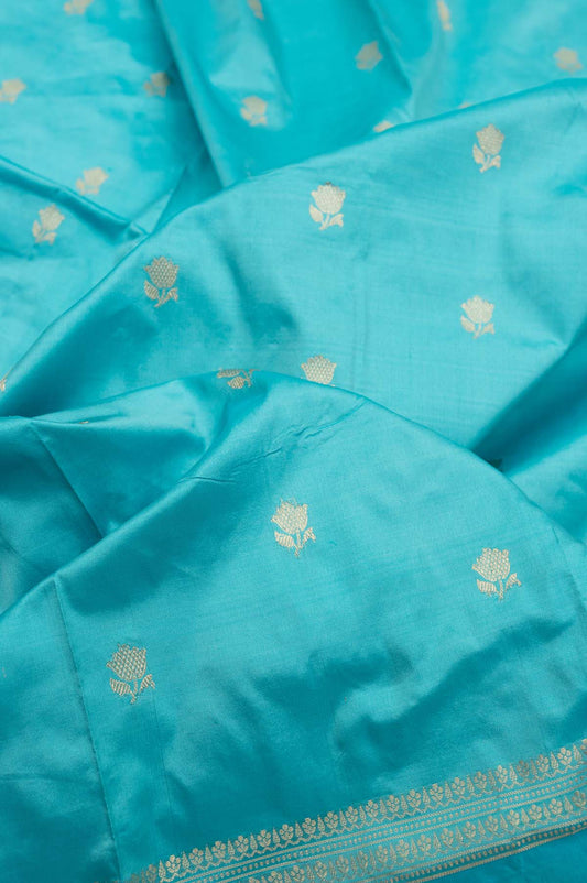 Sky Blue	Banaras Katan Saree