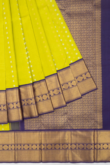 Mehendi Green Kanchipuram Silk Saree