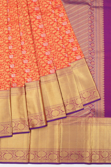 Red Kanchipuram Silk Saree