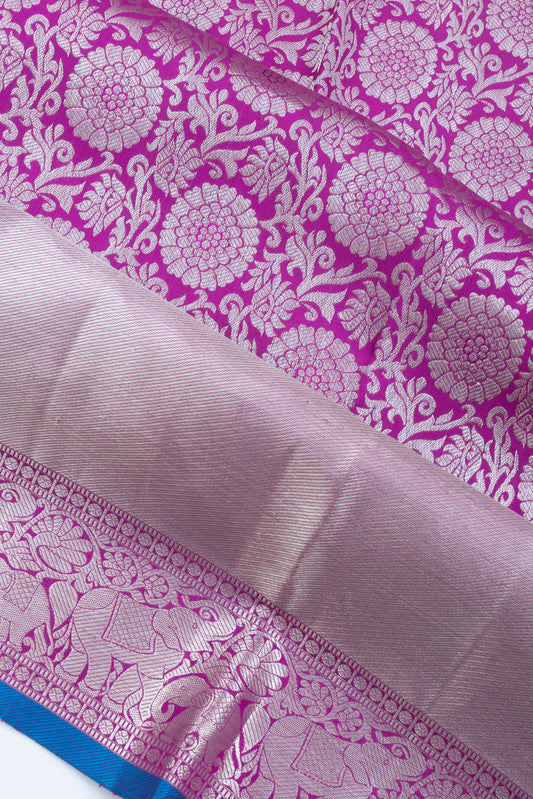 Magenta Kanchipuram Silk Saree