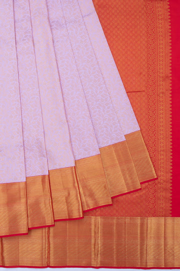 Onion Pink Kanchipuram Silk Saree