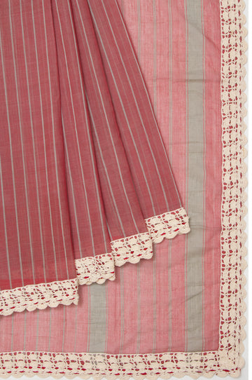 Pink Bobbili Cotton Saree