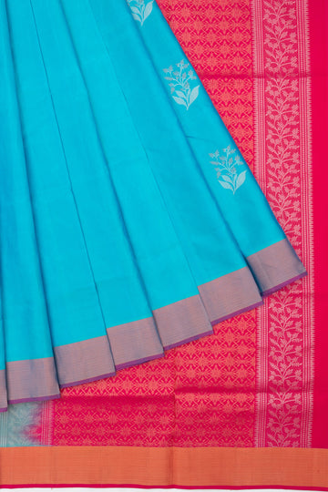 Sky Blue Soft Silk Saree