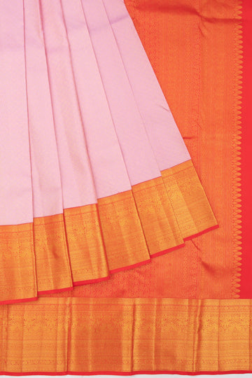 Lavender Kanchipuram Silk Saree