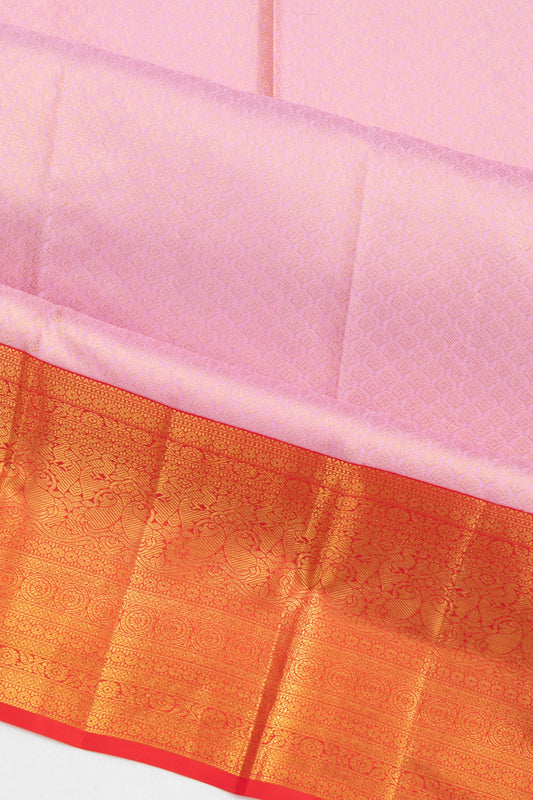 Lavender Kanchipuram Silk Saree