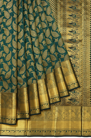 Green Kanchipuram Silk Saree