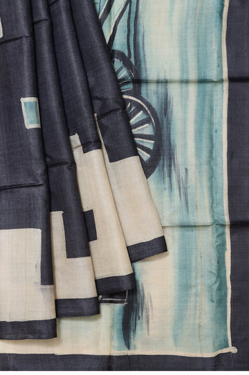 Multicolour Tussar Silk