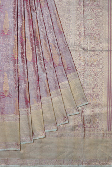 Magenta Kanchipuram Silk Saree