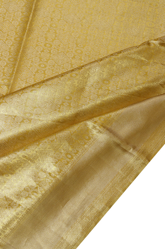 Mehendi Green Kanchipuram Tissue Silk Saree