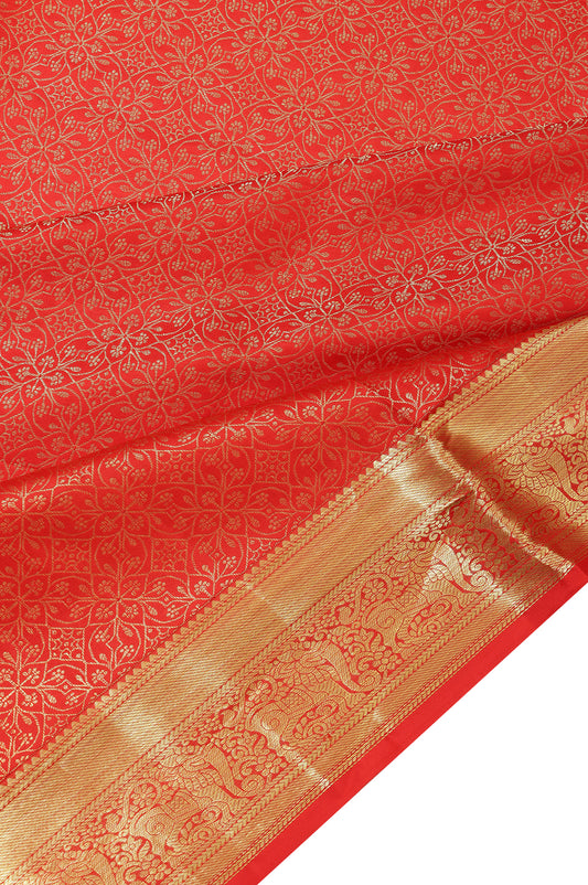 Red Kanchipuram Silk Saree
