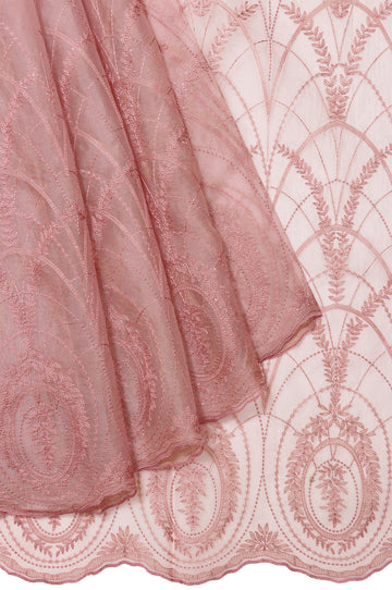 Pink Organza Silk Saree