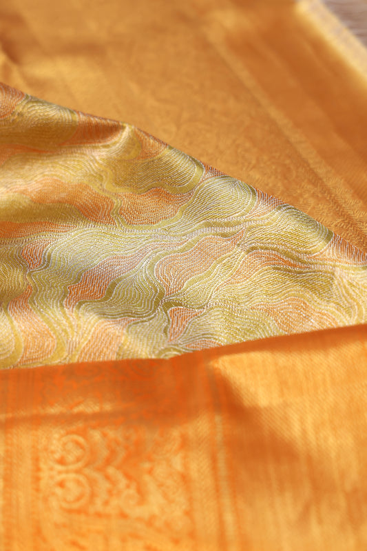 Multicolour Kanchipuram Silk Saree