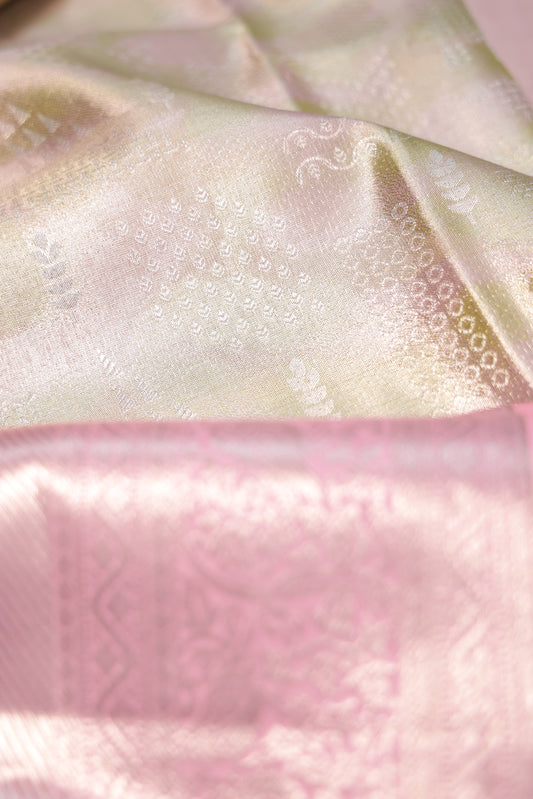 Multicolour Kanchipuram Silk Saree