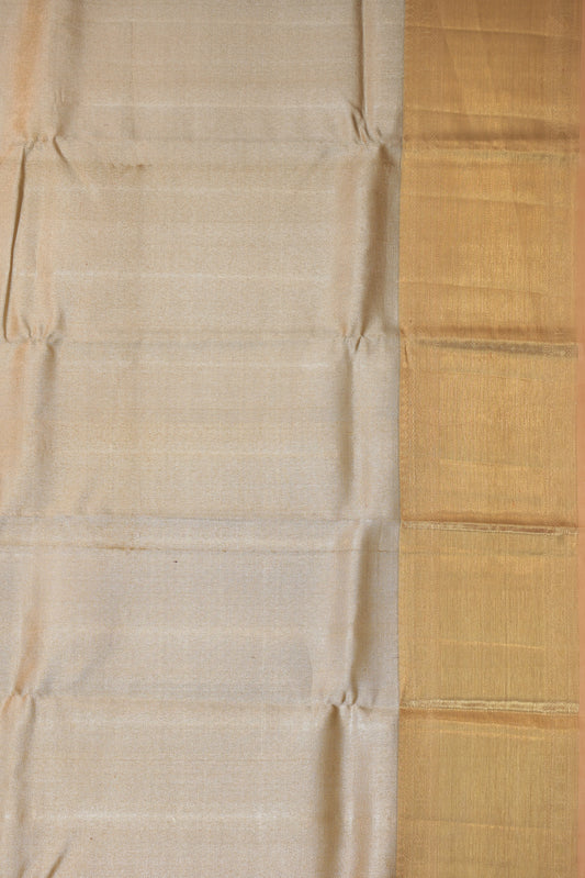 Gold Kanchipuram Tissue Silk Saree