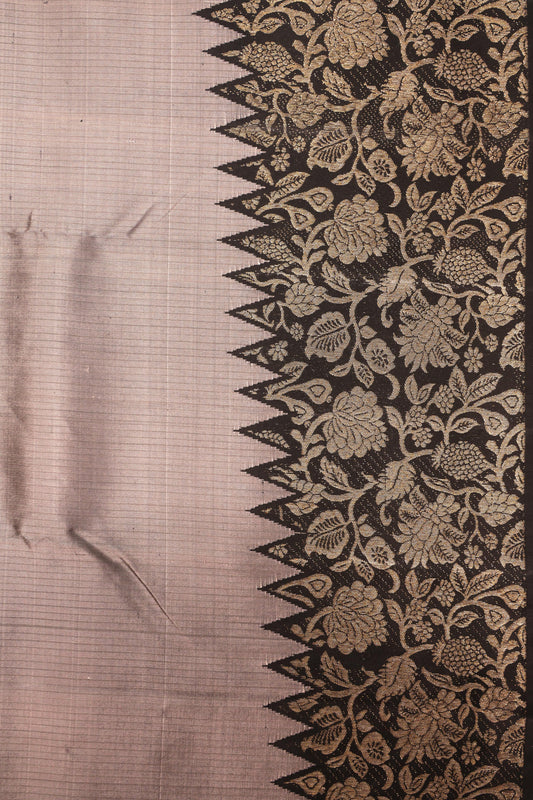 Black Kanchipuram Silk Saree