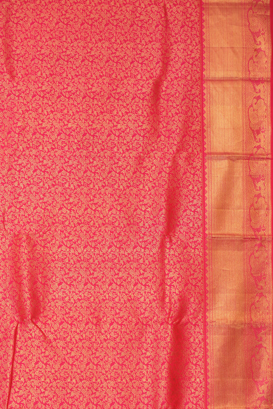 Pink Kanchipuram Silk Saree