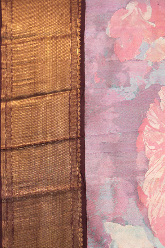 Multi Colour Kanchipuram Silk Saree