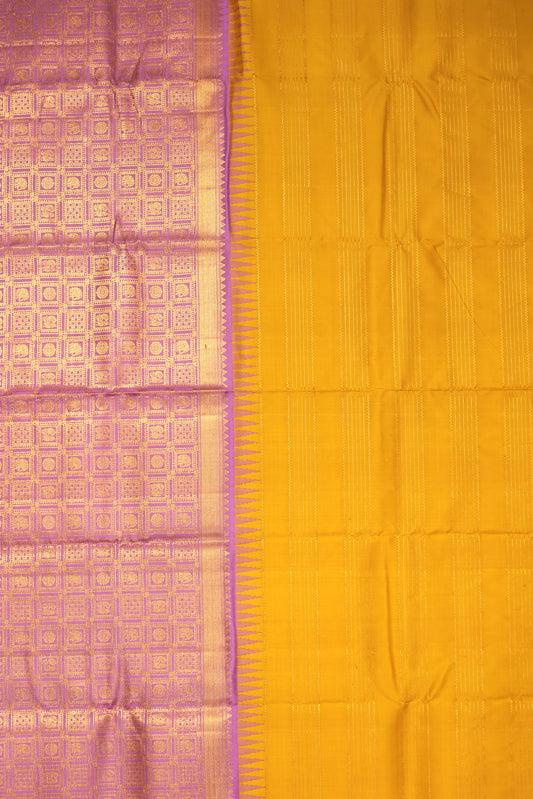 Mehendi green Kanchipuram Silk Saree