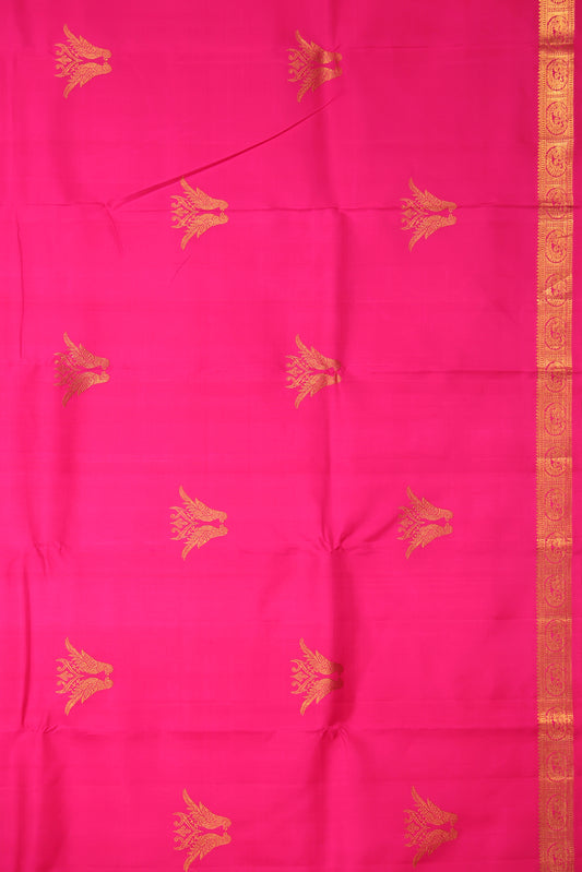 Pink Kanchipuram Silk Saree