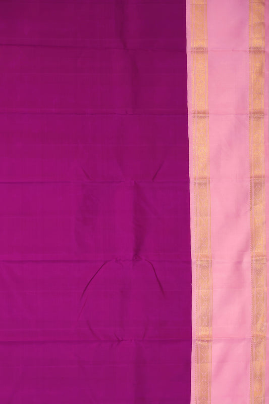 Magenta Kanchipuram Silk Saree