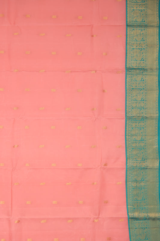 Pink Kanchipuram Silk Saree