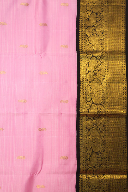Pink Kanchipuram Silk Saree