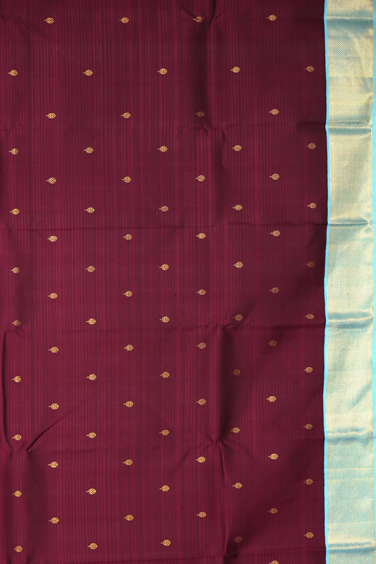 Magenta Kanchipuram Silk Saree